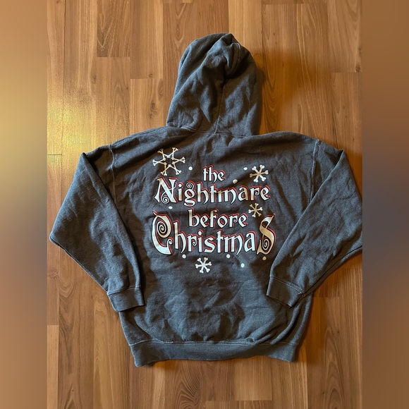 NWT Jack Skellington Graphic Fleece Christmas 🎅🏻 Hoodie size s/m - Picture 6 of 6